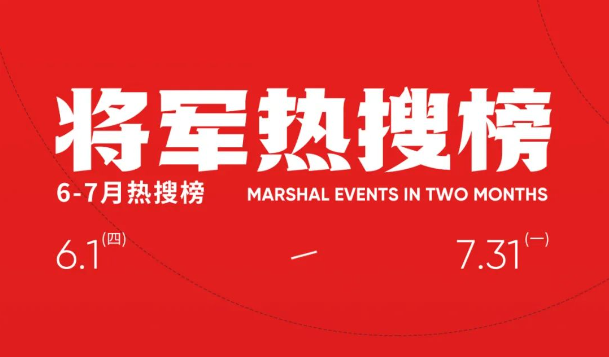 六、七月熱搜榜|抒寫時代華章 唱響將軍強音